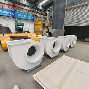 Ventilador centrífugo delantero de plástico PP, resistencia a la corrosión, montaje en conducto de ácido y álcali, soplador de escape de laboratorio, OEM personalizable - Product Image 2