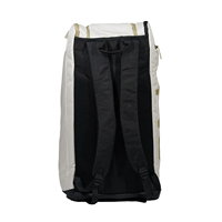 Sac de tennis blanc pour raquettes et équipements sportifs, sac à dos de tennis grande capacité pour 6 raquettes, pour femmes et hommes