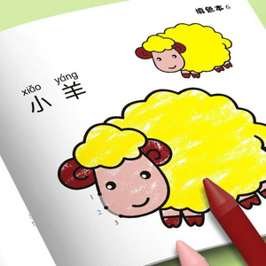 Dibujos animados personalizados A4 gran impresión <span class=keywords><strong>princesa</strong></span> libro para colorear para niños con pegatinas <span class=keywords><strong>de</strong></span> dibujos animados - Product Image 3