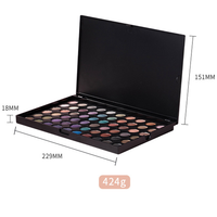 Palette de fards à paupières en poudre minérale, mats et nacrés, longue tenue, sans maquillage, OEM, marque privée, plateau de maquillage personnalisé, vente en gros