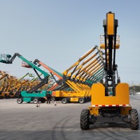 Plateforme de travail aérienne articulée autopropulsée de 22 m de haute qualité, capacité de levage hydraulique stable de 250 kg, avec documents d'inspection complets