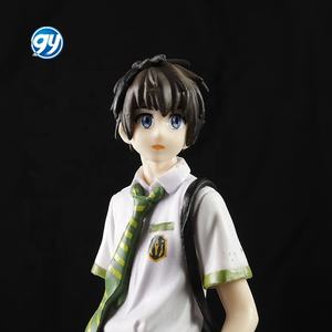2 uds su nombre figura Anime dibujos animados Taki Tachibana Mitsuha Miyamizu muñeca estatua de juguete - Product Image 5
