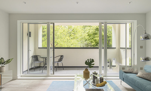 El más vendido UPVC Puerta de balcón corredera Aislamiento Ahorro de energía Insonorizado Resistente a la intemperie Villa moderna Balcón - Product Image 3