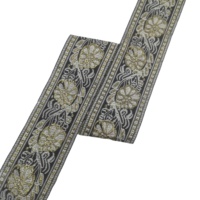 5CM Ethnic Style Embroidery Jacquard Webbing for Bag Straps Musical Instrument Straps Hat Decorative Accessories