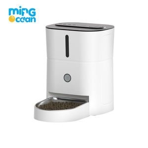 Comedero automático para mascotas de acero inoxidable ecológico de 3L para interiores con tazón de acero inoxidable, directo de fábrica. - Product Image 5