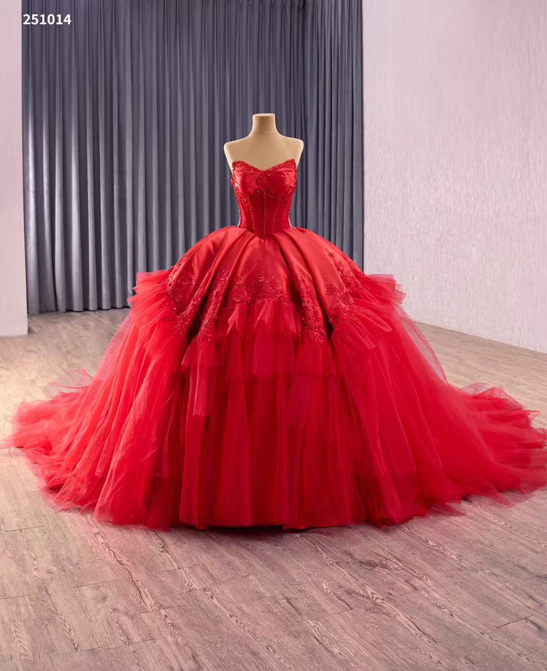 Best Selling Red Dress Crimson Red Dress Elegant New Style