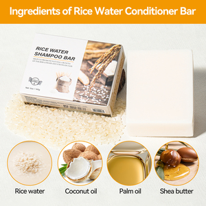 Savon Solide Nettoyant Artisanal au <span class=keywords><strong>Riz</strong></span> pour <span class=keywords><strong>Cheveux</strong></span> – Shampooing Contrôle Sébum et Soin Capillaire à l'<span class=keywords><strong>Eau</strong></span> <span class=keywords><strong>de</strong></span> <span class=keywords><strong>Riz</strong></span> - Product Image 3