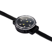 La haute performance Dmx512 a commandé la lumière de pixel Ip67 a évalué la lumière menée par bâtiment RVB DC24V LED45mm Dot Point Light