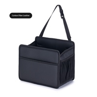 Sac de rangement en cuir neuf pour voiture, organisateur de dossier de siège, pochette suspendue pour siège arrière, boîte de rangement pliable pour voiture, poubelle de voiture