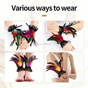 45 couleurs, plumes naturelles multifonctionnelles pour la décoration <span class=keywords><strong>de</strong></span> carnaval, Noël, Pâques, les tenues <span class=keywords><strong>de</strong></span> scène et <span class=keywords><strong>de</strong></span> strip-tease, jouets sexuels pour adultes - Product Image 3