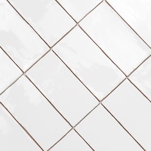 Piastrella Bianca Brent 7,5 X 15 Cm, Spessore 9 Mm, Finitura Lucida, Bordi Irregolari - Product Image 6