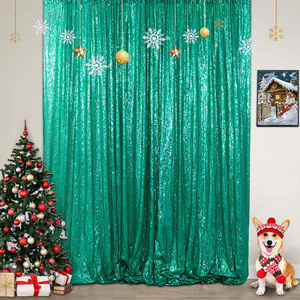Rideau de fond scintillant doré 8FTx8FT avec paillettes pour photographie, accessoires de photomaton pour mariage, fête et décoration intérieure - Product Image 2
