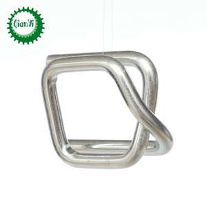 Correa <span class=keywords><strong>de</strong></span> alambre <span class=keywords><strong>de</strong></span> amarre <span class=keywords><strong>de</strong></span> <span class=keywords><strong>acero</strong></span> y Metal galvanizado, hebillas para flejado <span class=keywords><strong>de</strong></span> cartón, 16mm, gran oferta - Product Image 3