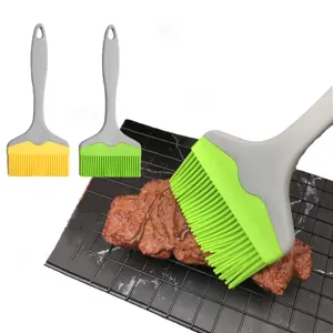 NEW 2023 Large Size Non-sticky Silicone Basting Brush Silicone Oil Brush Silicone BBQ Basting Brush For Cooking Baking BBQ Tools