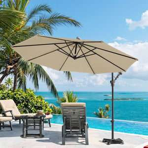 Giardino 2025 esterno in acciaio parasole 2.7M/<span class=keywords><strong>3M</strong></span> ombrellone con protezione solare antivento per scuole e mobili da esterno - Product Image 5