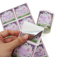 Étiquettes personnalisées pour emballage, logo brillant en feuille d'argent imprimé, autocollants pour bouteilles de bougies parfumées, feuille d'autocollants