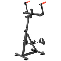 Bicicleta de Ejercicio Portátil, Ajustable, Resistente y Ecológica de Acero de Alta Calidad BNcompany, Mini Bicicleta de Pedales para Piernas y Brazos, Capacidad de 100 kg, Uso Doméstico