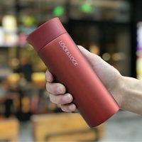 Bouteille d'eau isotherme Madou en acier inoxydable sans BPA, double isolation, 340 ml, rouge, maintien au chaud 6-12 heures, écologique et portable
