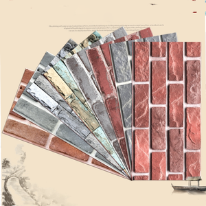 Papel tapiz de fondo 3D de espuma PE, paquete suave que imita el patrón de <span class=keywords><strong>ladrillo</strong></span> moderno - Product Image 5