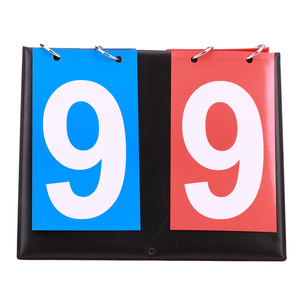 Tableau de pointage portable LXY-095 pour les jeux de plein air dans la cour, les cartes à rabat portables <span class=keywords><strong>Flipper</strong></span> retournent jusqu'à 99" - Product Image 1