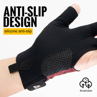 Gants de snooker WRELS prêts à être expédiés, gants de billard sportifs respirants et antidérapants, gants de snooker à 3 doigts, gants de billard et de snooker