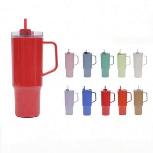 Vente en gros abordable 40oz. Mug de voyage portable pour voiture avec logo personnalisé et paille pour événements promotionnels - Product Image 1