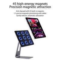Support magnétique pour tablette pour iPad Air 11 pouces et Pro 11 pouces, support magnétique multifonctionnel rotatif à 360 degrés