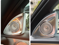 Pour Mercedes Benz C-Coupe 2015-2021, éclairage intérieur automobile W205 C-Coupe 4D, haut-parleur tweeter rotatif, lumière ambiante LED 64 couleurs