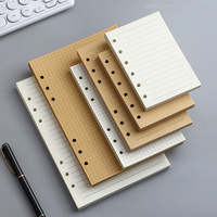 Individuelles Nachfüllbares Ringbuch Hardcover Notizbuch 6 Löcher 6-Ring Loseblatt Austauschbares Blanko-Papier