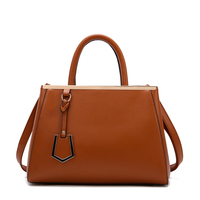 Set Tas Kerja Wanita Vintage dengan Logo Custom, Tas Selempang Kulit PU Berkualitas Tinggi, Trendy, untuk Kerja, Kencan, dan Perjalanan