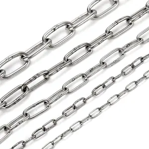 Hot Selling Rigging Hardware DIN766 DIN763 Stainless Steel Welded Short Long Link Chain