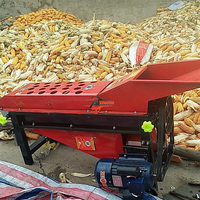 Décortiqueuse et batteuse de maïs électrique combinée en acier, haute productivité, pour usage agricole, vente en gros
