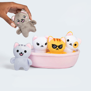 猫のぬいぐるみセット PPコットン製 柔らかいぬいぐるみおもちゃ OEMデザイン ブランドコレクション対応 DIYキット 子供向け - Product Image 2