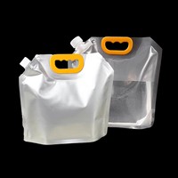 Pochette souple personnalisée en PE, résistante à l'humidité, avec bec verseur, pour emballage alimentaire, lait, liquides, gelée, jus de fruits (mangue)