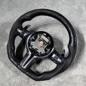 Volante Deportivo M de Fibra de Carbono Forjado Personalizado a <span class=keywords><strong>Precio</strong></span> de Fábrica para <span class=keywords><strong>bmw</strong></span> F10 F20 F30 F32 F31 F36 X3 X4 X5 M3 <span class=keywords><strong>M5</strong></span> M6 - Product Image 3