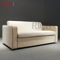 Meubles de salon populaires, canapé-lit moderne, canapé-lit pliable simple ou double, canapé convertible à double usage, style européen, canapé-lit beige