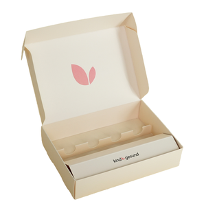 Custom Recycled Corrugated Board Gift Paper <b>Box</b> With Varnishing Folder Style Packaging For Gift Jewelry Cosmetic - Product Image 1