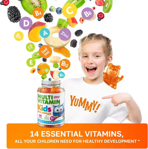 Şekersiz çok vitamini çocuk Gummies her yaş için 400mg <span class=keywords><strong>C</strong></span> vitamini B2 Gummies <span class=keywords><strong>1000g</strong></span> - Product Image 3