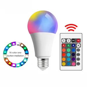 Smart Wifi Remote Control RGBW LED Bulb A60 10W E27 Color-changing Led Bulb