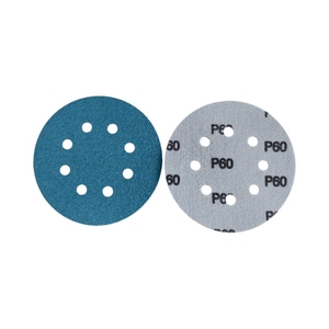 Disque de papier <span class=keywords><strong>abrasif</strong></span> bleu de qualité supérieure, 150 mm, 8 trous, à crochets et boucles, similaire à la qualité <span class=keywords><strong>Festool</strong></span> - Product Image 2