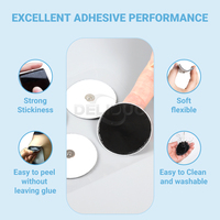 Adhes Thérapie Coussin de Massage des Yeux Snap 5X9 Cm Coussinets Réutilisables Stimuler Muscle Gel Pad Auto-Adhésif Patch Électrode Adhésif Tens