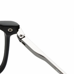 Lunettes de vue carrées grises à monture intégrale 70004 anti-UV, style professionnel unisexe, montures pour adultes - Product Image 4