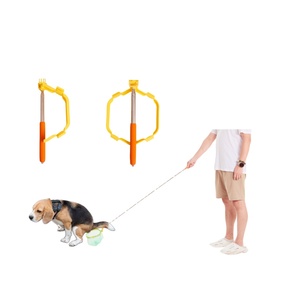 Nouveau modèle attrape-crottes de chien pli classique en acier inoxydable tige télescopique ramasseur de crottes scooper - Product Image 1