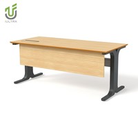 Ensemble de bureau modulaire écologique IULTRA pour directeur, avec 2 secrétaires, rangement, mobilier de bureau moderne et luxueux, garantie 10 ans