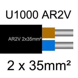 Câble électrique rigide 2x25mm 3x35mm 4x16mm câble <span class=keywords><strong>R2V</strong></span> <span class=keywords><strong>U</strong></span>-<span class=keywords><strong>1000</strong></span> 0.6/1kv <span class=keywords><strong>U</strong></span>-<span class=keywords><strong>1000</strong></span> câble en aluminium AR2V ARVFV - Product Image 4
