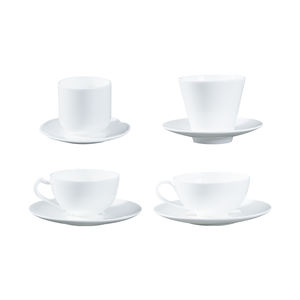 Taza <span class=keywords><strong>de</strong></span> Café Clásica Blanca Ecológica <span class=keywords><strong>de</strong></span> Porcelana China con Platillo y Plato, Capacidad <span class=keywords><strong>de</strong></span> 220 ml, Logotipo Personalizado - Product Image 6
