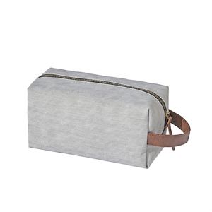 Custom Logo Men's PU Large Capacity Waterproof <b>Storage</b> Bag Portable Square <b>Toiletries</b> and Cosmetics Travel Makeup Bag - Product Image 6