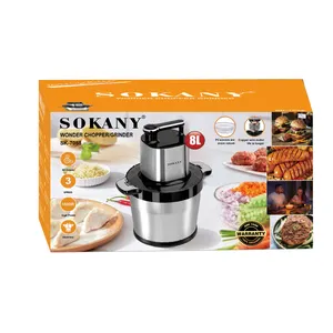 1500W Meat Grinders Automatic Chopper Appliance Electric Food Machine, Kitchen Mincer 8L Commercial Vegetable