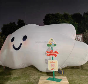 2023 vendita calda gigante gonfiabile nuvola, gonfiabile forma di nuvola palloncino per la pubblicità - Product Image 6