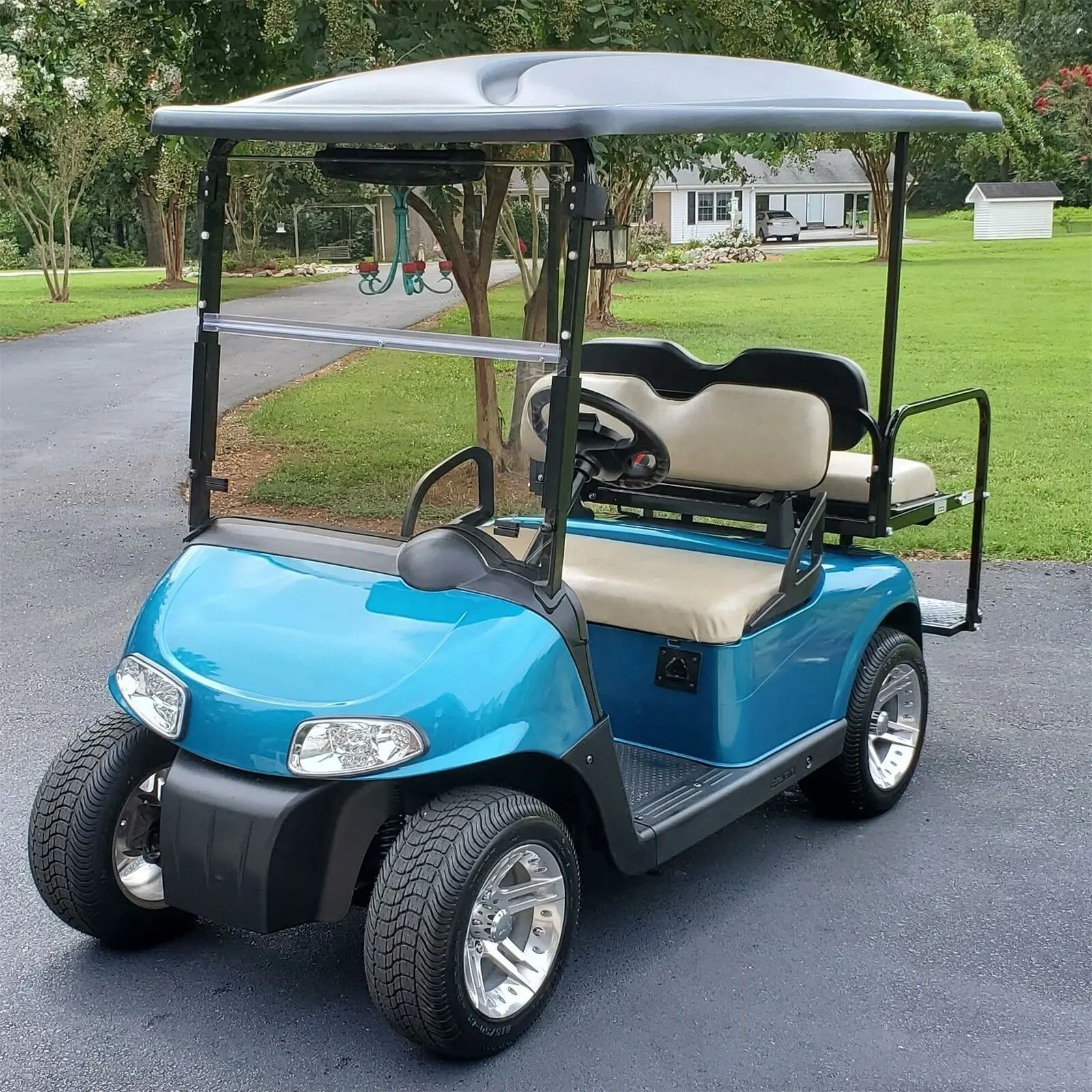 Benutzer definierte EZGO Windschutz scheibe Golf Cart Teil Falten Faltbare klare Acryl Windschutz scheibe